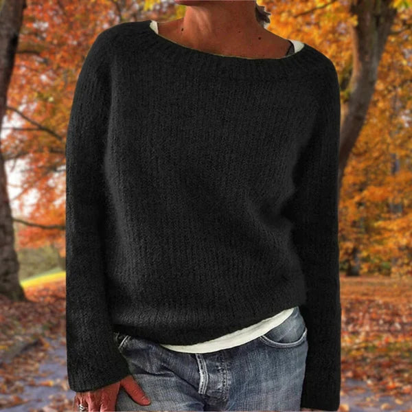 Women’s Soft Merino Wool Relaxed Fit Winter Knit Sweater