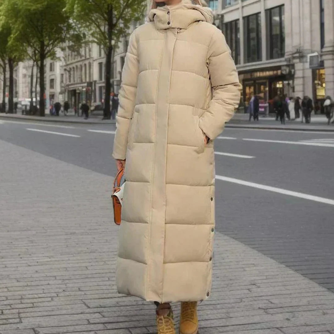 Women's Tailored Wool-Blend Winter Coat with Refined Silhouette
