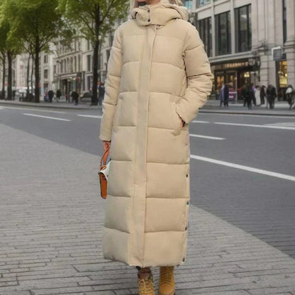 Women's Tailored Wool-Blend Winter Coat with Refined Silhouette