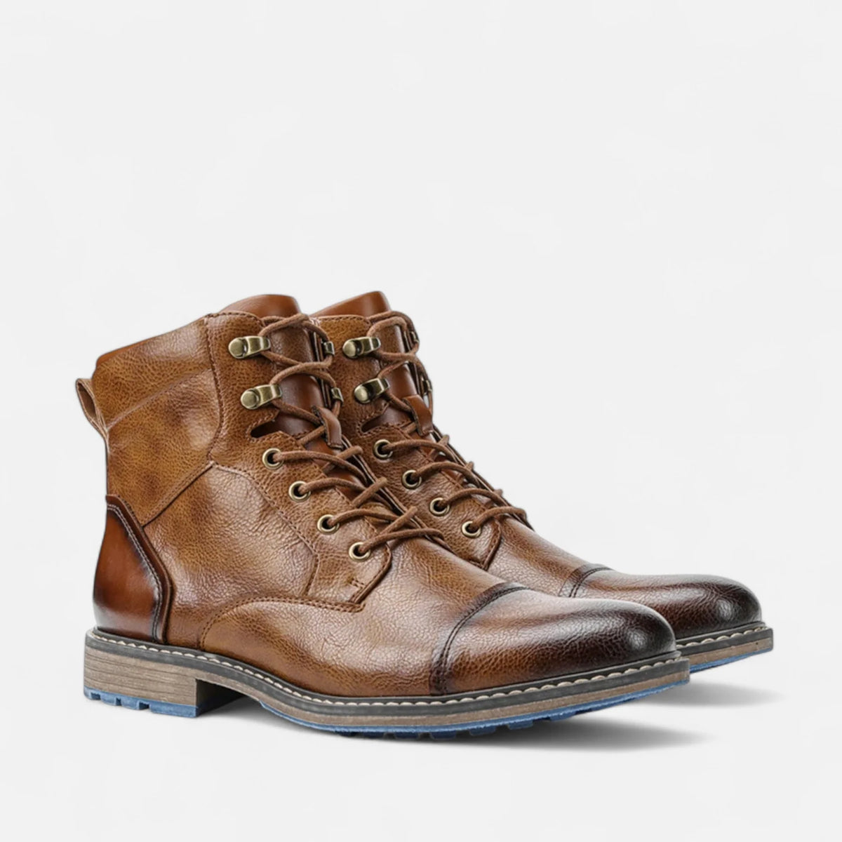 Men’s Lightweight Retro Leather-Style Boots