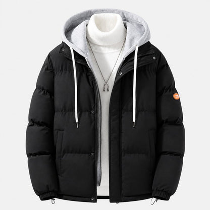 Men’s Quilted Hooded Puffer Jacket