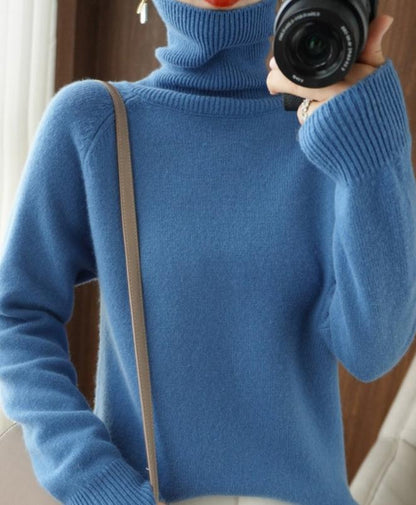 Women’s Pure Cashmere Classic Knit Sweater for Cool Weather