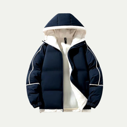 Men’s Longline Hooded Insulated Winter Parka