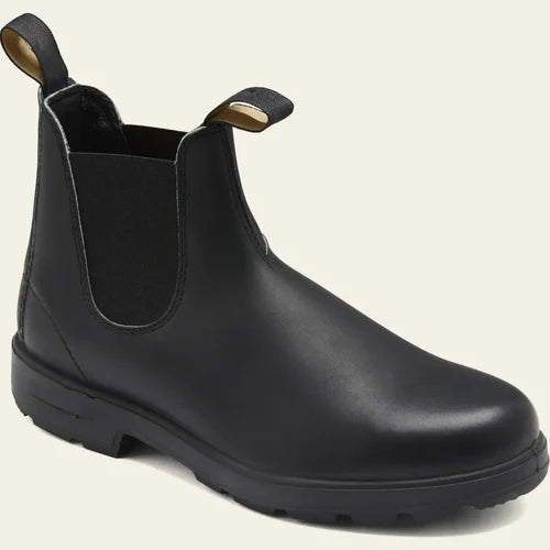 Men’s Waterproof Vegan Leather Chelsea Boots with Elastic Sides