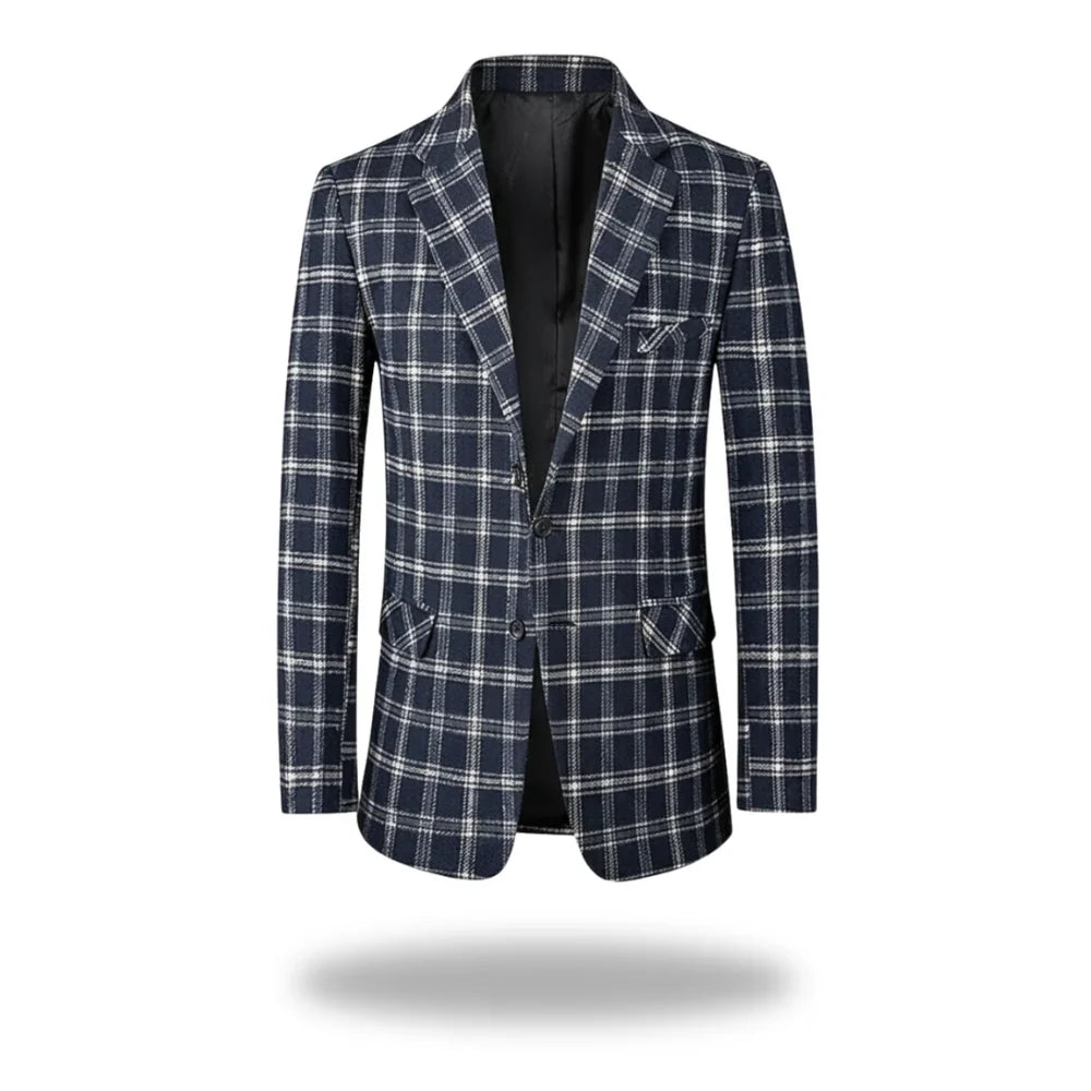 Women’s Structured Tailored Blazer with Breathable Fabric and Classic Fit