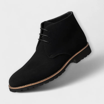 Men’s Classic Ankle-High Chukka Boots with Cushioned Insole