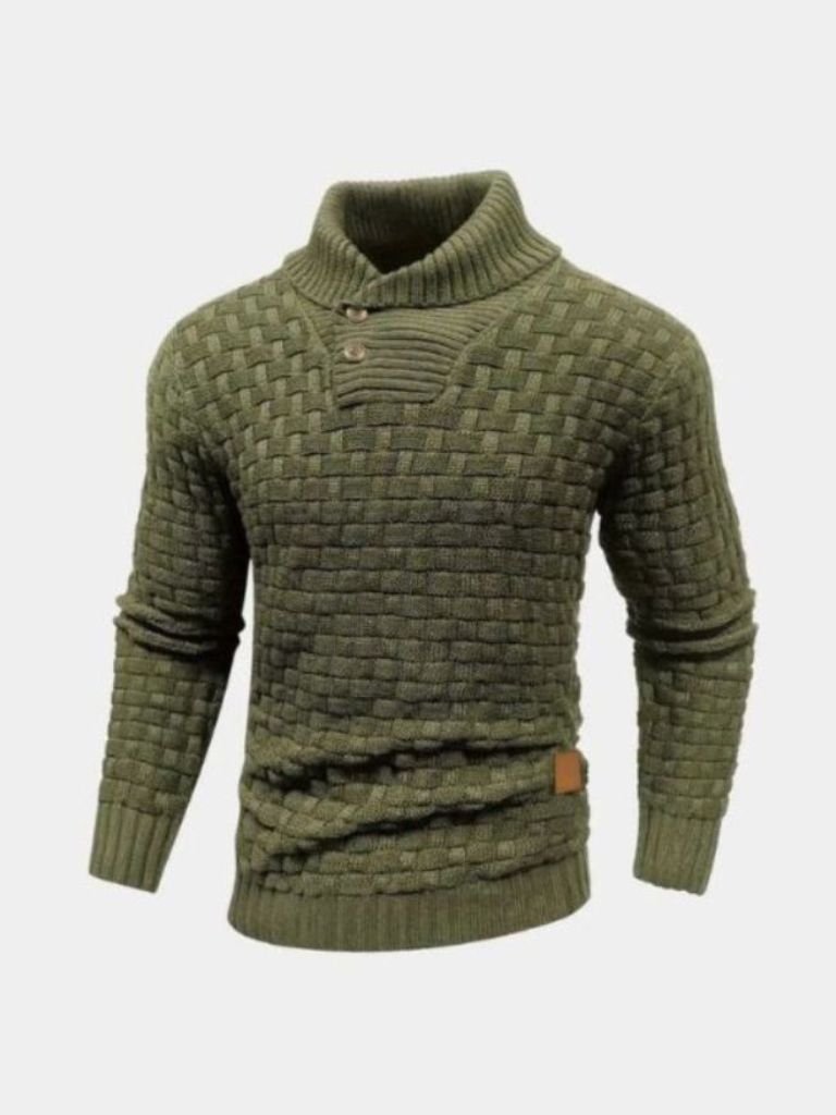 Men’s Refined Slim-Fit Soft Knit Pullover
