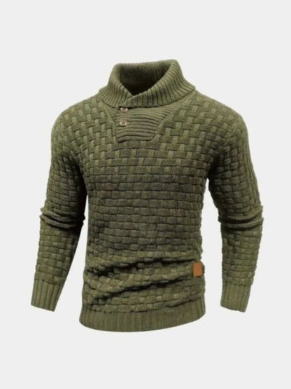 Men’s Refined Slim-Fit Soft Knit Pullover
