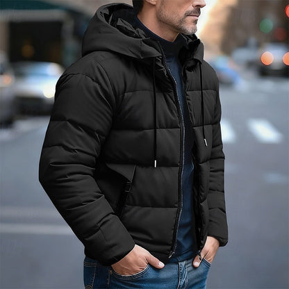 Men’s Quilted Hooded Insulated Puffer Jacket