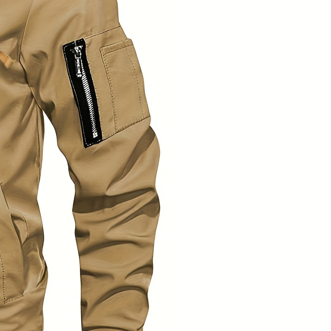 Men’s Warm-Lined Hooded Full-Zip Winter Jacket