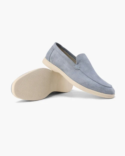 Men’s Soft Suede-Style Slip-On Loafers with Lightweight Sole