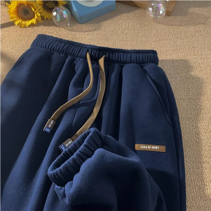 Women’s High-Waist Sherpa-Lined Fleece Joggers