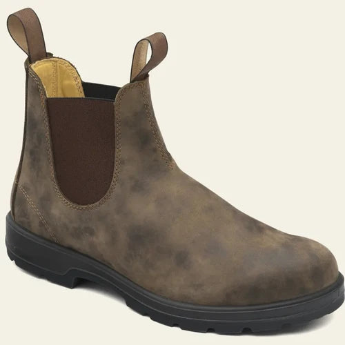 Men’s Waterproof Vegan Leather Chelsea Boots with Elastic Sides