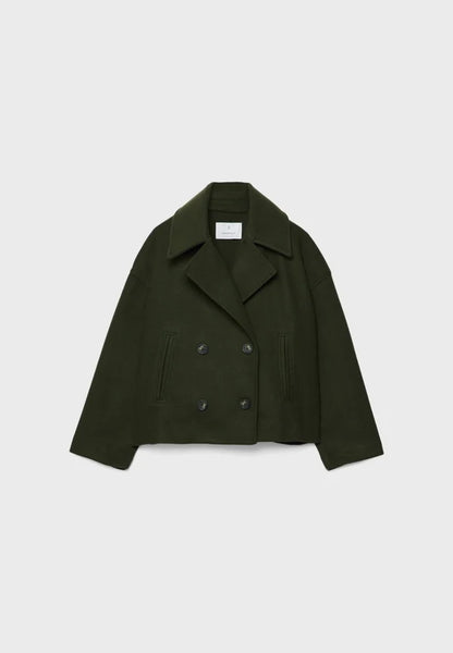 Women’s Lightweight Double-Breasted Short Jacket for Summer