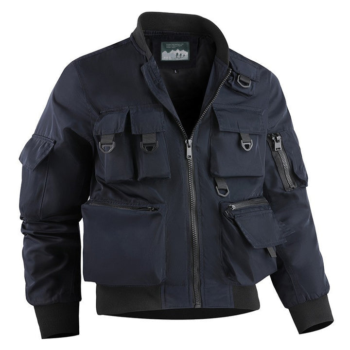 Men's Utility Cargo Bomber Coat