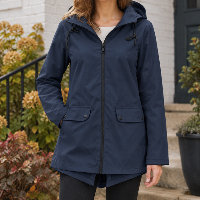 Women’s Lightweight Hooded Fishtail Jacket