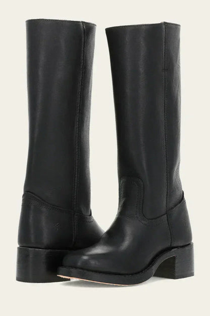 Women’s Slim-Fit Knee-High Boots with Structured Supportive Sole