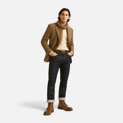 Men’s Lightweight Retro Leather-Style Boots