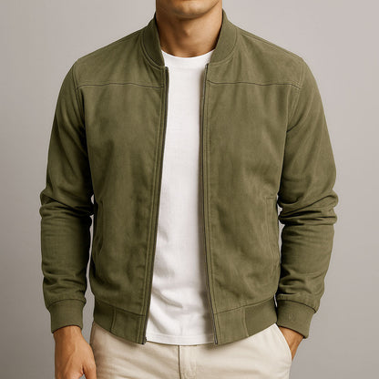 Men’s Relaxed Suede Urban Jacket