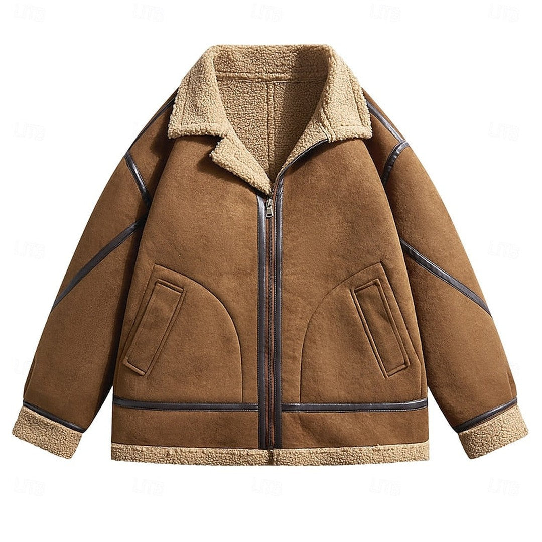 Men’s Classic Boxy Aviator Zip Jacket