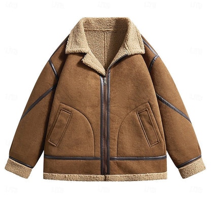 Men’s Classic Boxy Aviator Zip Jacket