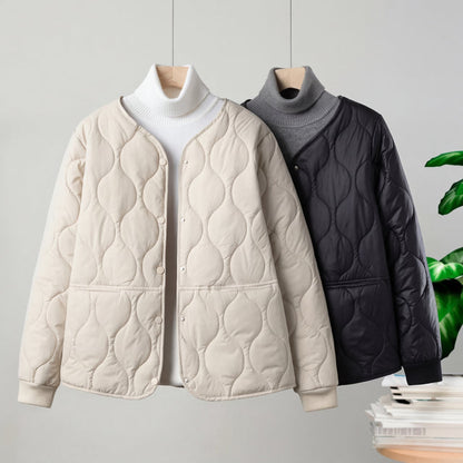 Women’s Quilted Cotton-Padded Windproof Parka
