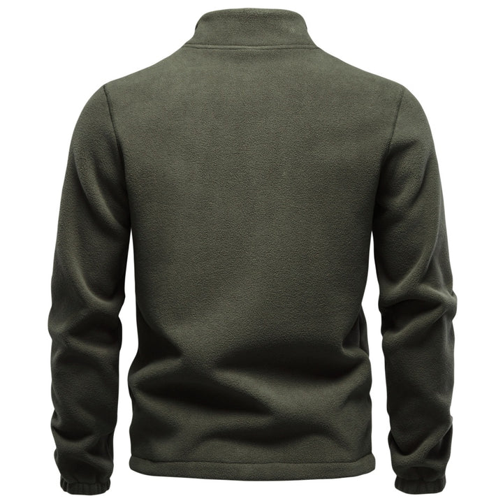 Men's Stand-Collar Full-Zip Fleece Jacket