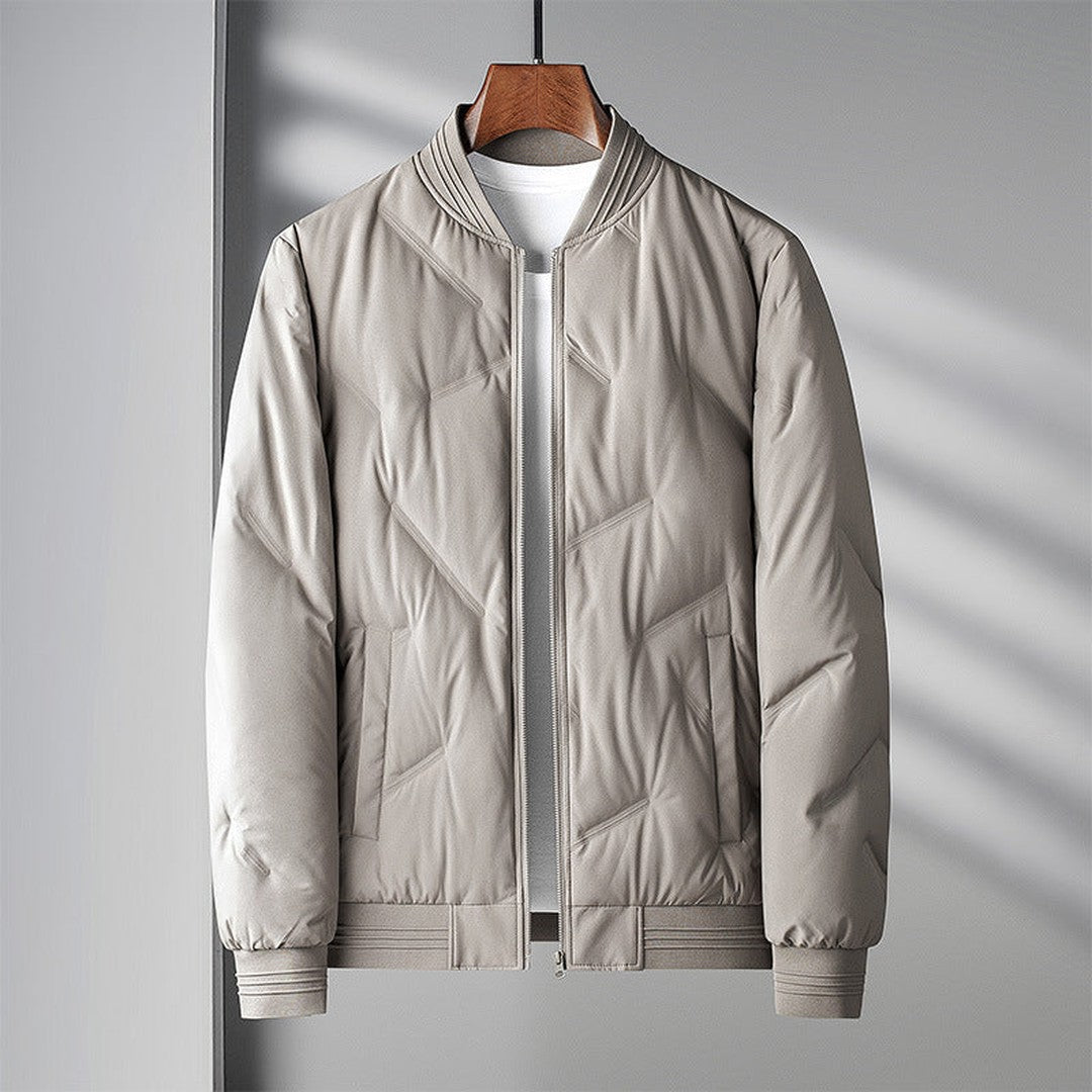 Men’s Lightweight Quilted Down-Filled Bomber Jacket