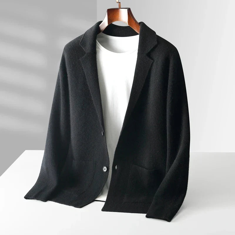 Men’s Pure Cashmere Tailored Button Cardigan