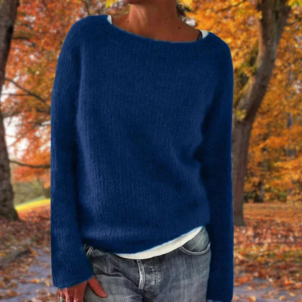 Women’s Soft Merino Wool Relaxed Fit Winter Knit Sweater