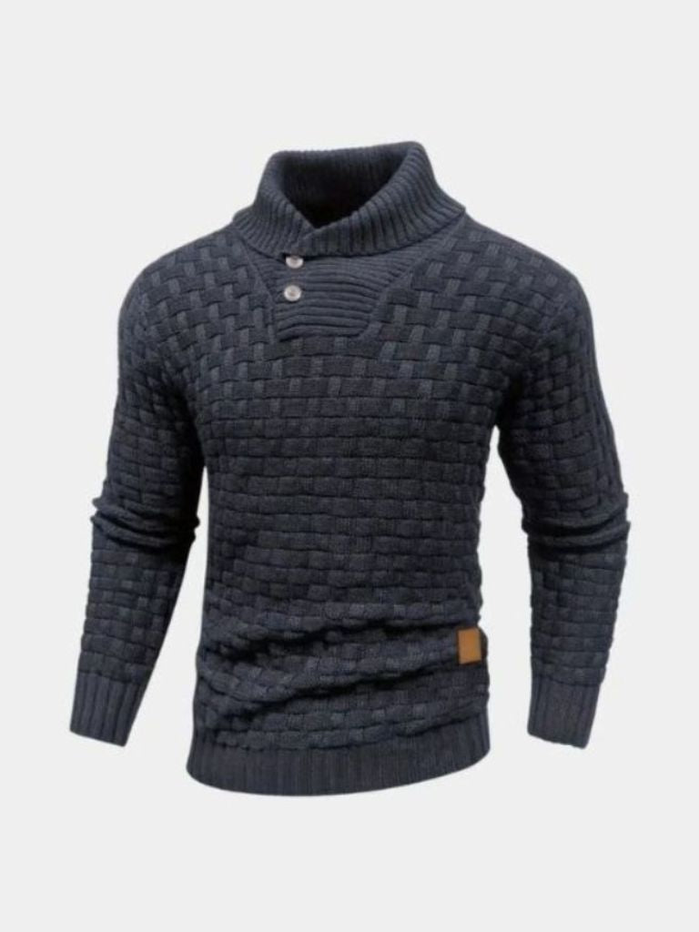 Men’s Refined Slim-Fit Soft Knit Pullover
