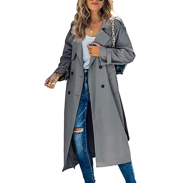 Women’s Longline Transitional Trench Coat