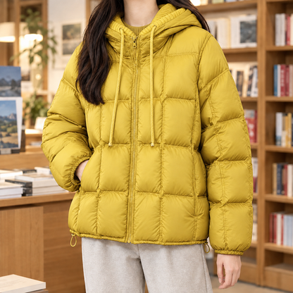 Women’s Relaxed Quilted Down Hooded Jacket