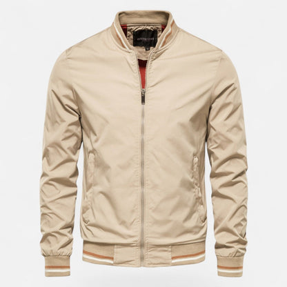 Men’s Lightweight Stand-Collar Full-Zip Casual Jacket
