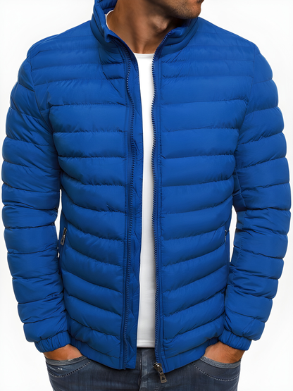 Men’s Relaxed Fit Insulated Stand-Collar Jacket