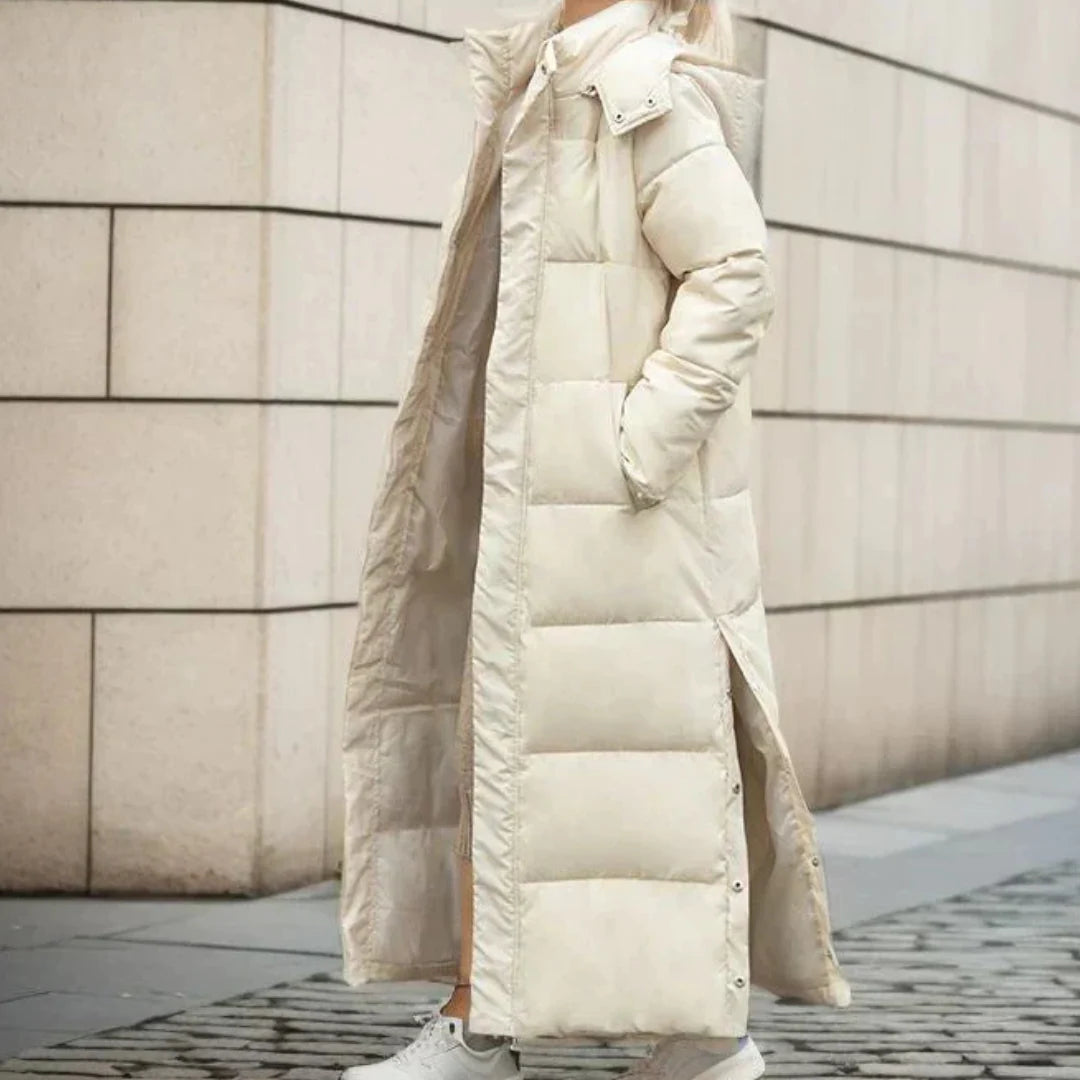 Women's Tailored Wool-Blend Winter Coat with Refined Silhouette