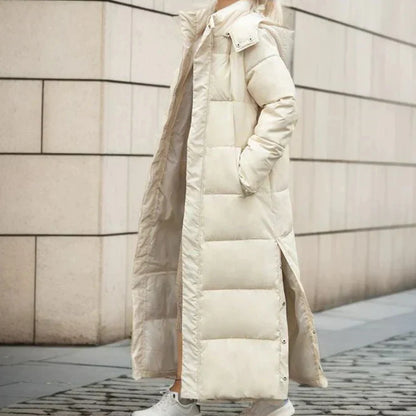 Women's Tailored Wool-Blend Winter Coat with Refined Silhouette