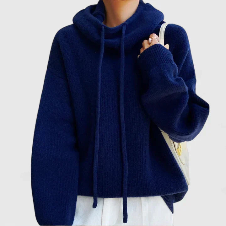 Women’s Soft Knit Pullover Hoodie Sweater for Everyday Comfort