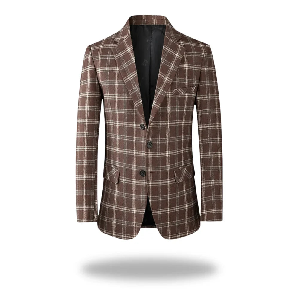 Women’s Structured Tailored Blazer with Breathable Fabric and Classic Fit