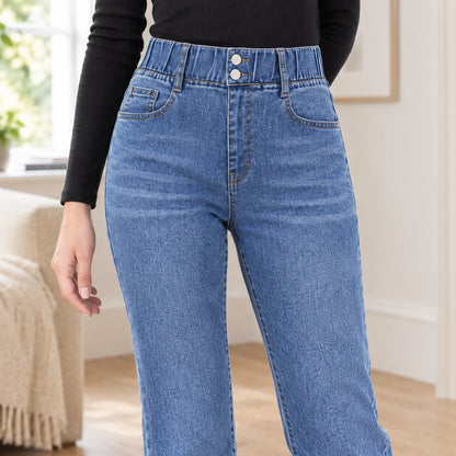 Women’s High-Waist Stretch Bootcut Jeans