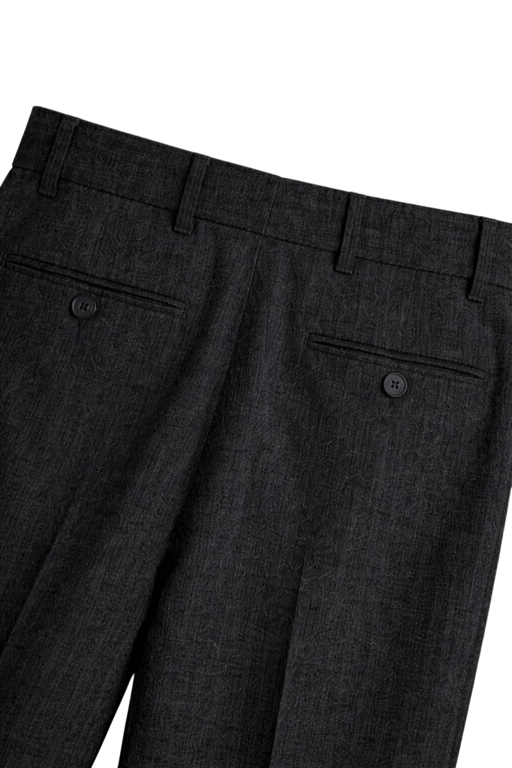 Men’s Tailored Cotton Trousers with Side and Back Pockets