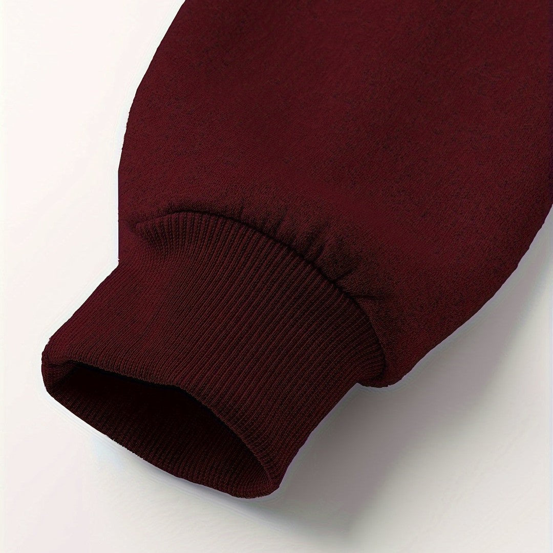Men’s Plush-Lined Stretch Hooded Winter Jacket