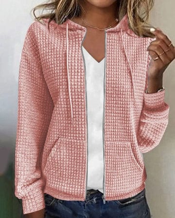 Women’s Hooded Full-Zip Jacket with Practical Pockets