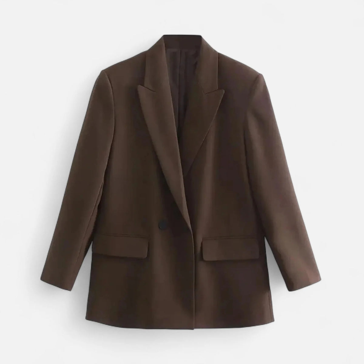 Women’s Relaxed Double-Breasted Blazer with Timeless Tailored Style