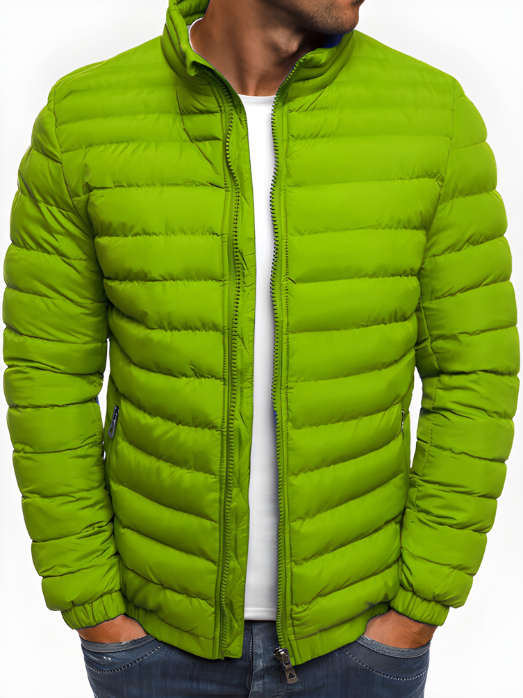 Men’s Relaxed Fit Insulated Stand-Collar Jacket