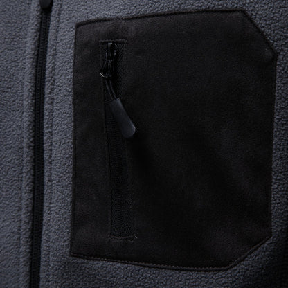 Men's Stand-Collar Full-Zip Fleece Jacket