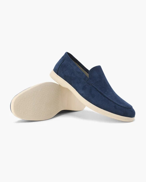 Men’s Soft Suede-Style Slip-On Loafers with Lightweight Sole
