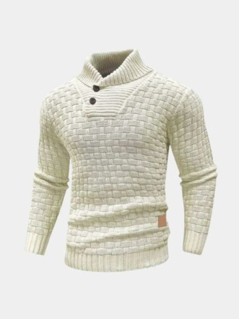 Men’s Refined Slim-Fit Soft Knit Pullover