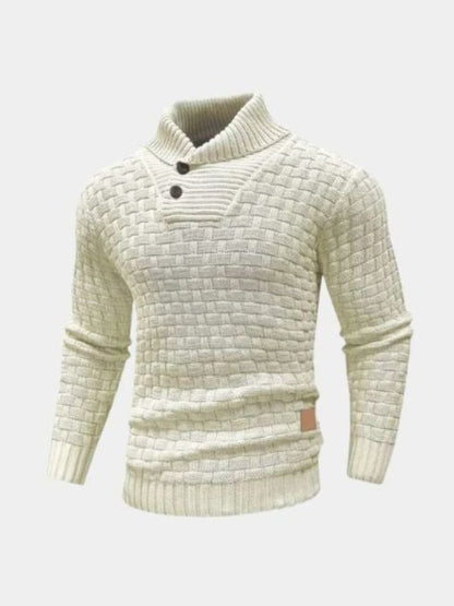 Men’s Refined Slim-Fit Soft Knit Pullover