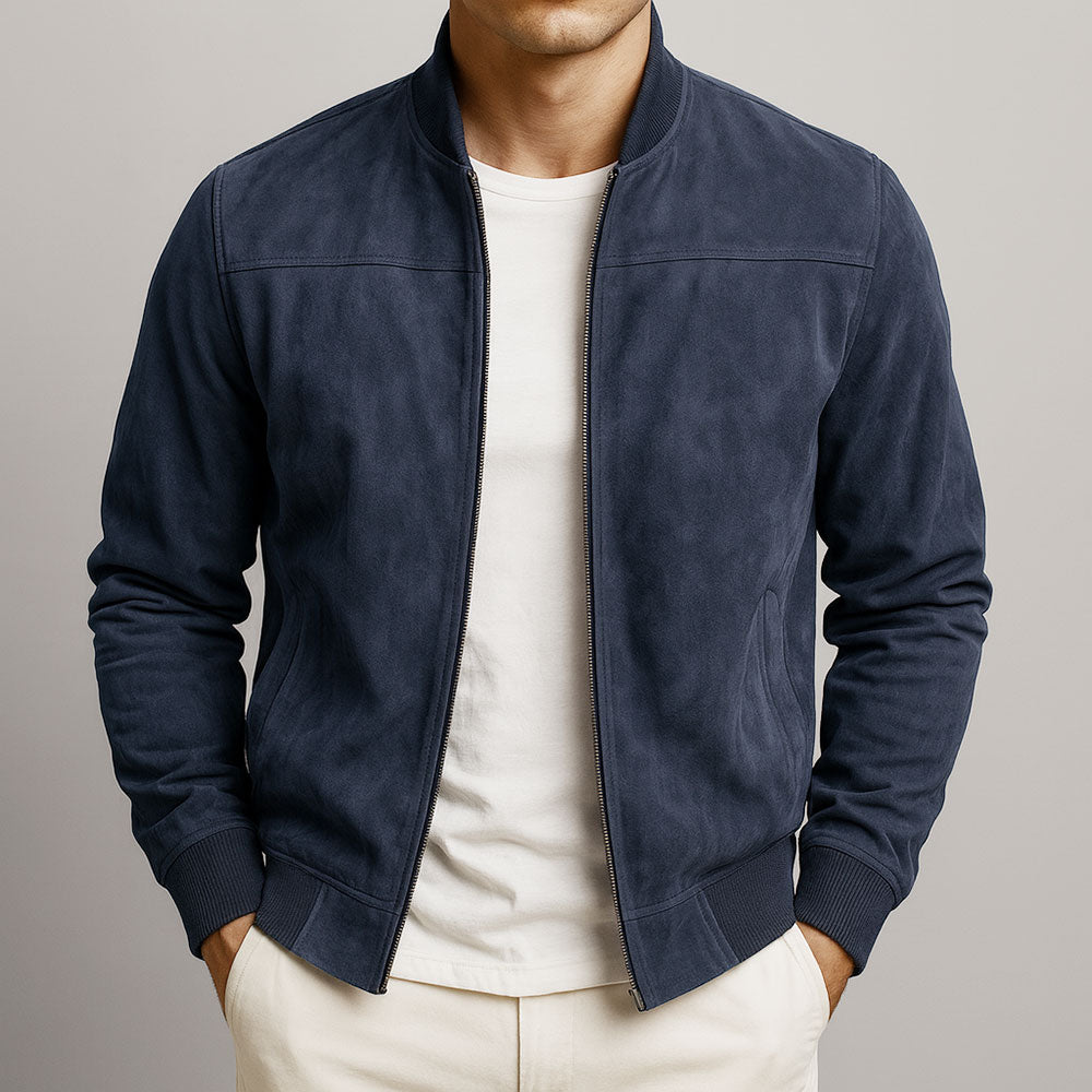 Men’s Relaxed Suede Urban Jacket
